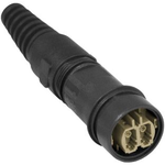 Bulgin Components PLC-PXF6051B Steckverbinder, LWL Circular Fiber Connectors / 6000 Series-Duplex LC Fiber Buccaneer