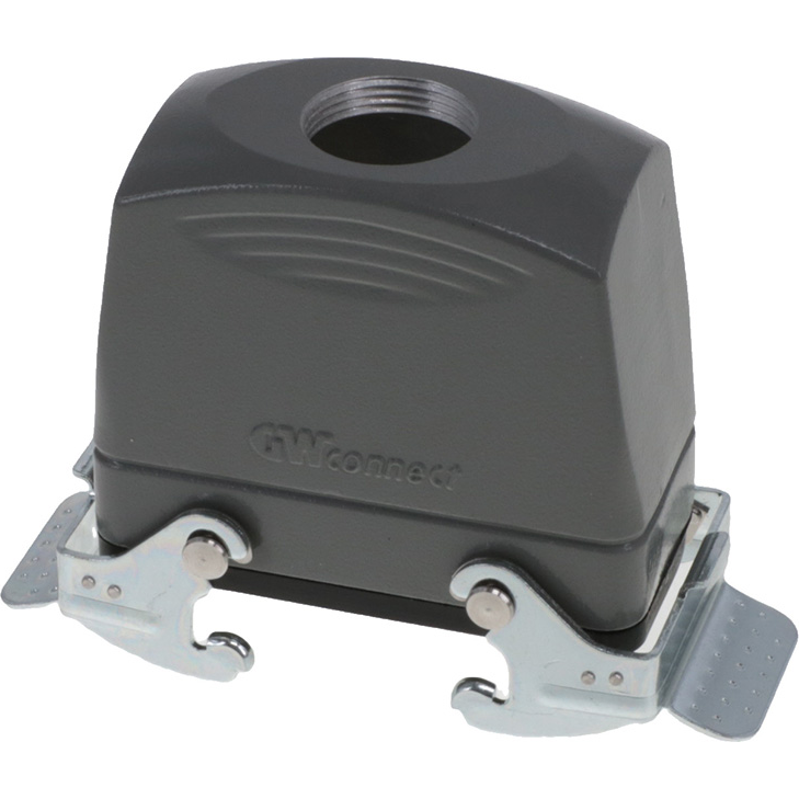 Molex-936012620 Steckverbinderzubehör Connector Accessories Double Lever Coupler Straight Gray GWconnect® Bag