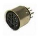 Belden-MAB 8 SV Steckverbinder, rund Conn Circular DIN SKT 8 POS Solder ST Thru-Hole 8 Terminal 1 Port