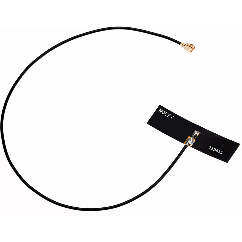 Molex-2196110200 Antenne Antenna Flexible 3.1dBi Gain 2500MHz/5850MHz/7125MHz Bag