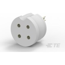 TE Connectivity-1-1437508-4 Enchufe del conector Conn Transistor Socket SKT 4 POS Solder ST Thru-Hole