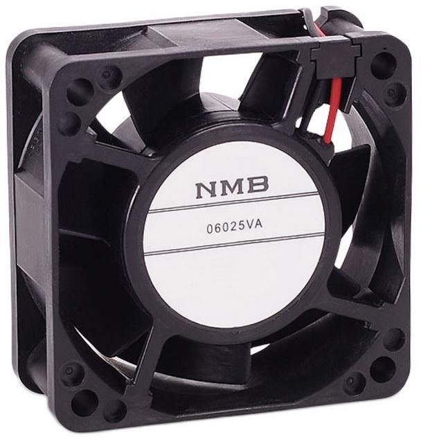 MinebeaMistumi – NMB Technologies-06025VA-24Q-CA-00 Gebläse und Lüfter DC Fan Axial Ball Bearing 24V 10V to 27.6V 39.2CFM 54dB 60 X 60 X 25mm