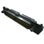Conn Micro High Speed Terminal Strip HDR 100 POS 2.03mm/0.635mm Solder RA Side Entry SMD/Thru-Hole Tray