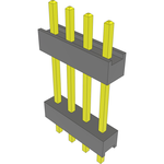 Conn Board Stacker HDR 4 POS 2.54mm Solder ST Top Entry Thru-Hole Bulk
