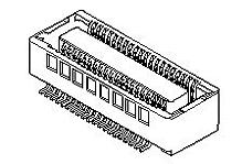 Molex-0546840704 Connector Headers and PCB Receptacles Conn Board to Board RCP 70 POS 0.4mm Solder ST Top Entry SMD SlimStack T/R
