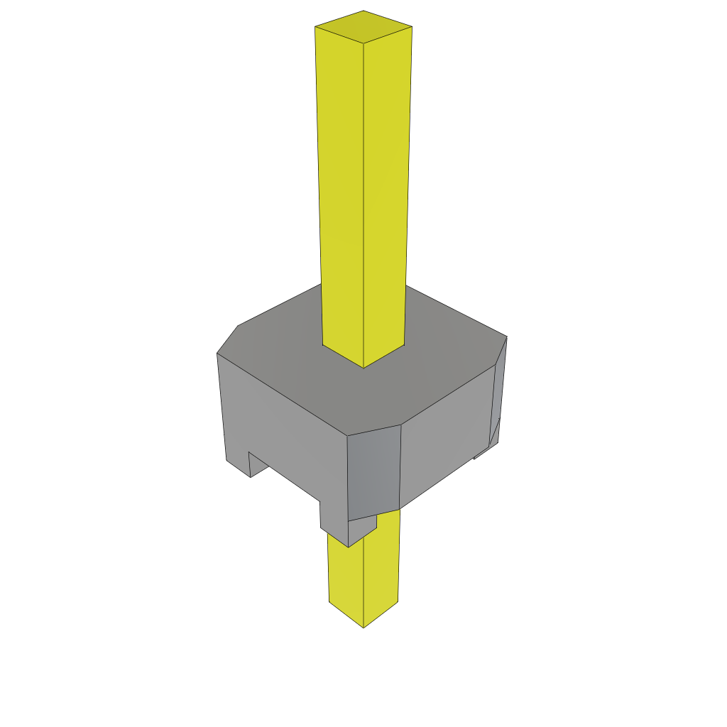 Samtec-SLW-101-01-L-S Steckverbinderleisten und Leiterplattenbuchsen Conn Socket Strip SKT 1 POS Solder ST Thru-Hole Bulk