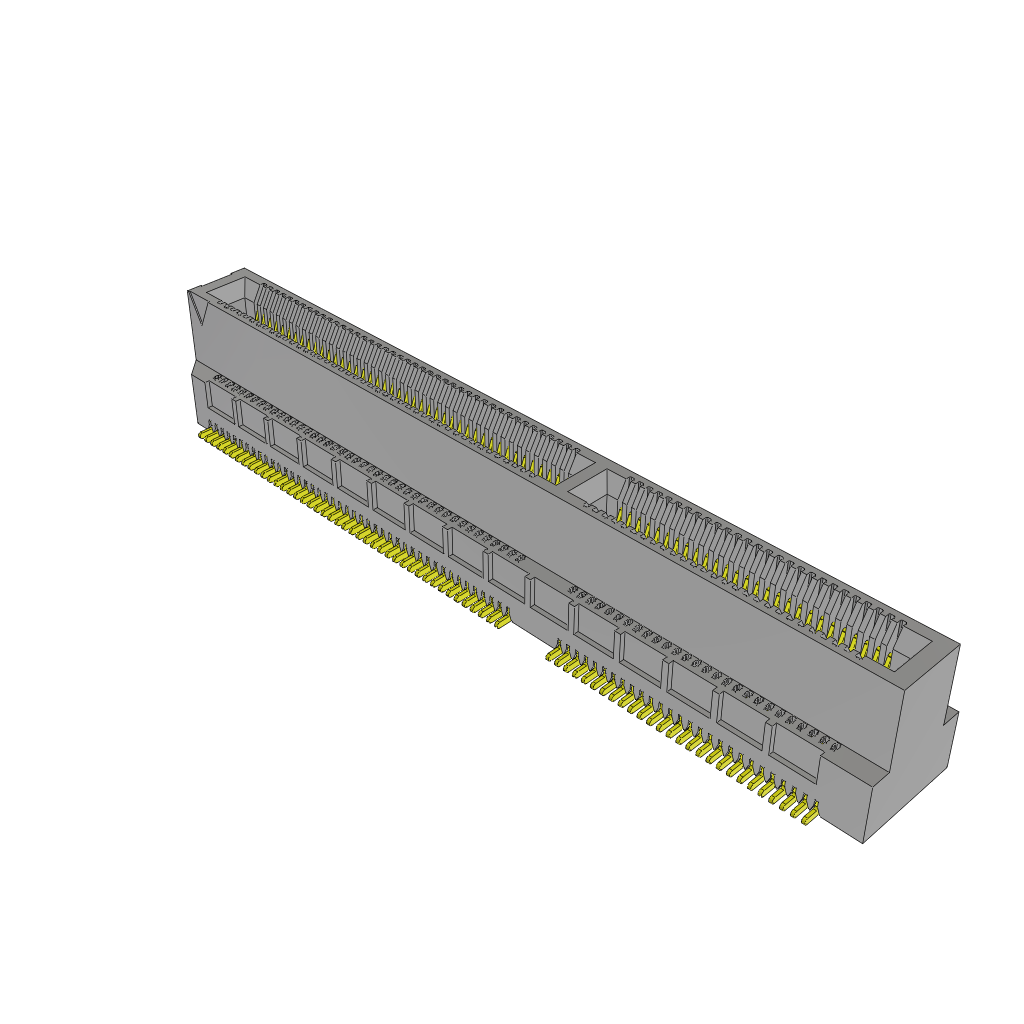 Samtec-MEC6-170-02-L-DV-A Steckverbinder, Kartenrand Conn Card Edge SKT 140 POS 0.635mm Solder ST SMD Tray