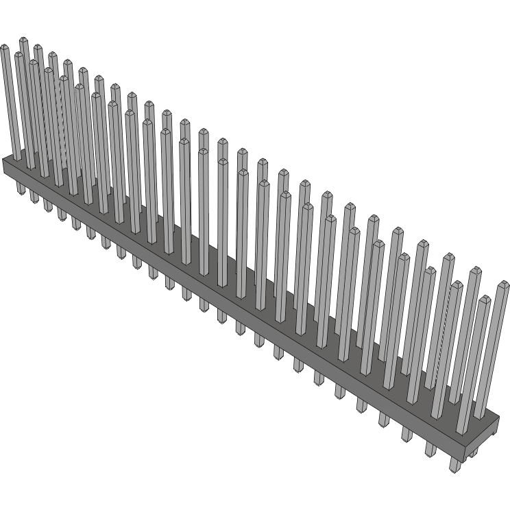 Samtec-MTMM-125-11-T-D-445 连接器插头及 PCB 插座 Conn Unshrouded Header HDR 50 POS 2mm Solder ST Top Entry Thru-Hole Bulk