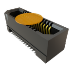Conn Micro High Speed Socket Strip SKT 26 POS 0.8mm Solder ST SMD T/R
