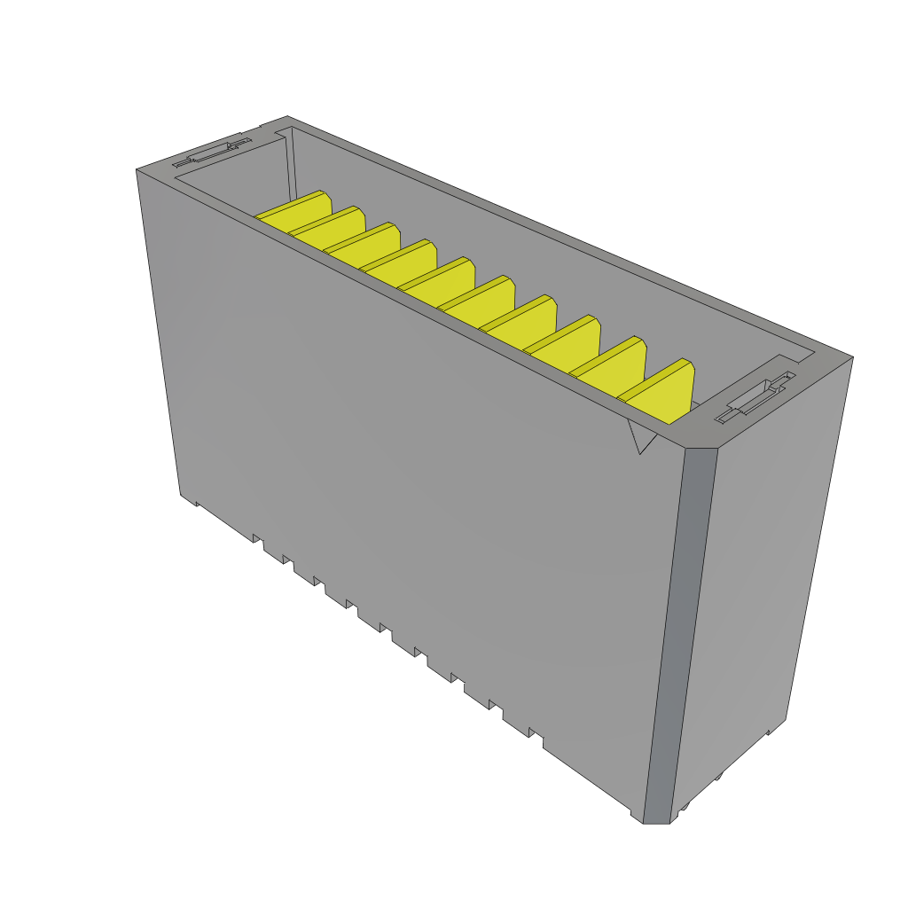 Samtec-UMPT-10-12.5-L-V-S-W-TR Connector Headers and PCB Receptacles Conn Ultra Micro Terminal Strip HDR 10Power POS 2mm Solder ST Top Entry SMD mPOWER® T/R
