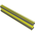 Conn Board Stacker HDR 120 POS 2mm Solder ST Thru-Hole Tube