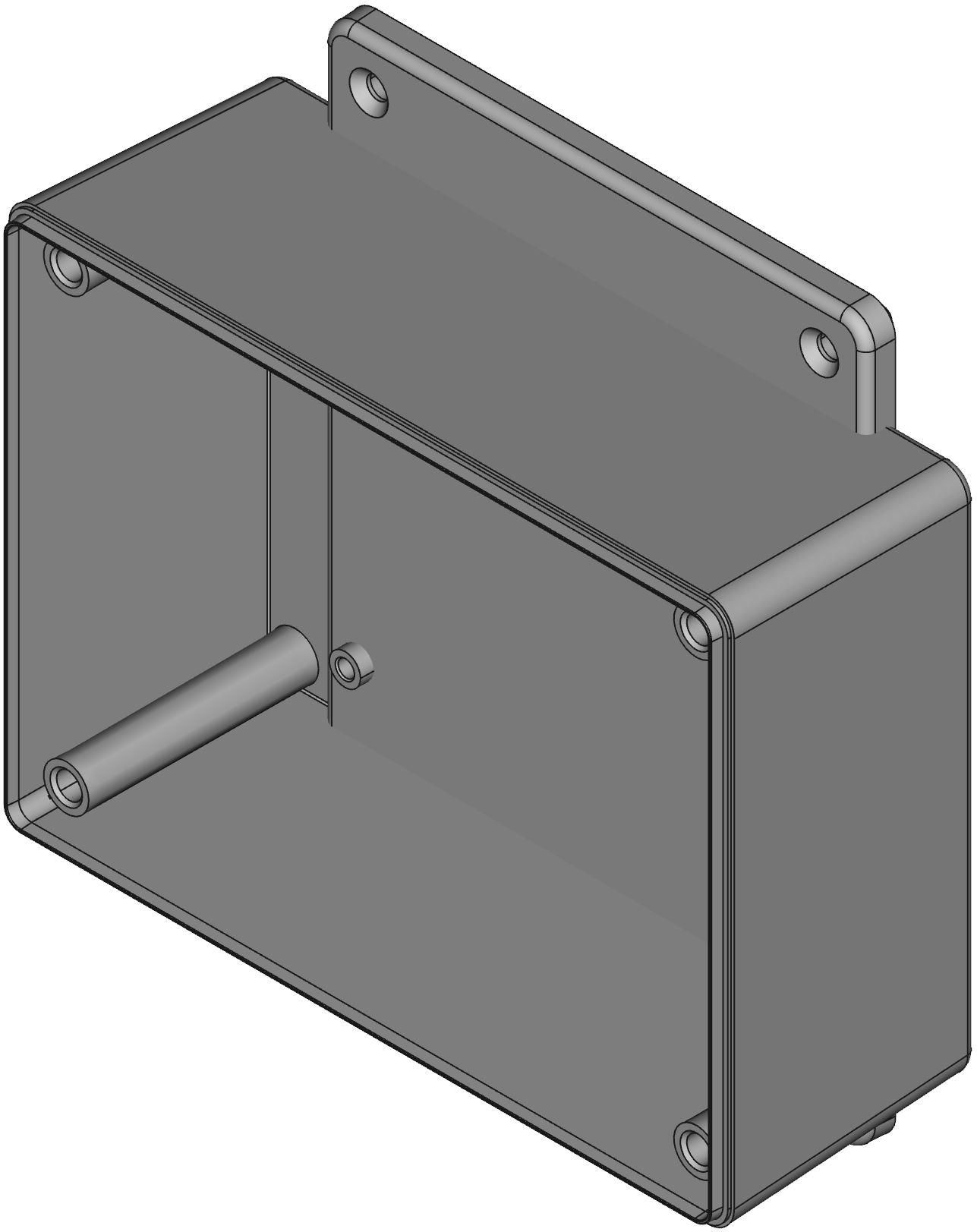 Hammond Manufacturing-1591XXSBK Kästen, Gehäuse und Gestelle Black Acrylonitrile Butadiene Styrene Wall Mount General Purpose Enclosure