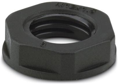PHOENIX CONTACT-1424559 Kabelzubehör Cable Accessories Counter Nut Glass Filled Polyamide Jet Black