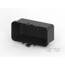 TE Connectivity-2098164-4 Accessori per connettori Connector Accessories Cover Straight Polyethylene Terephthalate Black Package