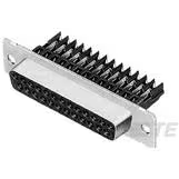 TE Connectivity-1-745497-6 Connector D-Subminiature Conn D-Sub SKT 37 POS 1.38mm IDT ST Cable Mount 37 Terminal 1 Port Package