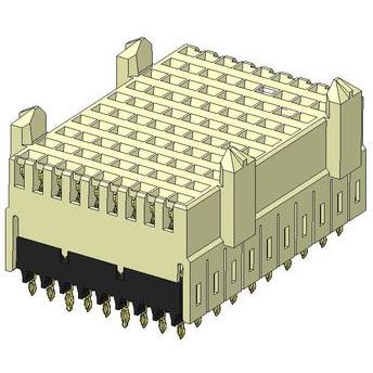 Amphenol Communications Solutions-10120759-101LF Steckverbinder, rechteckig AirMax VSe®, Backplane Connectors, 3-Pair, 90 -position, 2mm pitch, 10 column, Vertical Receptacle