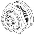 Conn Circular SKT 8 POS Solder ST Panel Mount 8 Terminal 1 Port Bulk