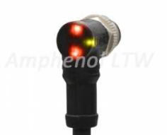 Amphenol-LM12A-05BMMM-SR8B01 Andere Kabelbaugruppen M Series, M12, A Code, Metal, 4A, 05 pins, Male Connector, Male Contact, Right Angle, Screw Thread, Overmolded, Length 1000mm, IPX8