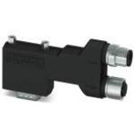 PHOENIX CONTACT-SUBCON-PLUS-PROFIB/90X/M12 Steckverbinder, andere D SUB plug 9 pos. pin assignment 3 5 6 8, two M12 cable glands (B coded) under 90°