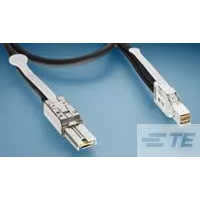 TE Connectivity-2202502-2 其他电缆组件 Cable Assembly Serial 1m 28AWG Mini-SAS HD to Mini-SAS HD 36 to 36 POS M-M