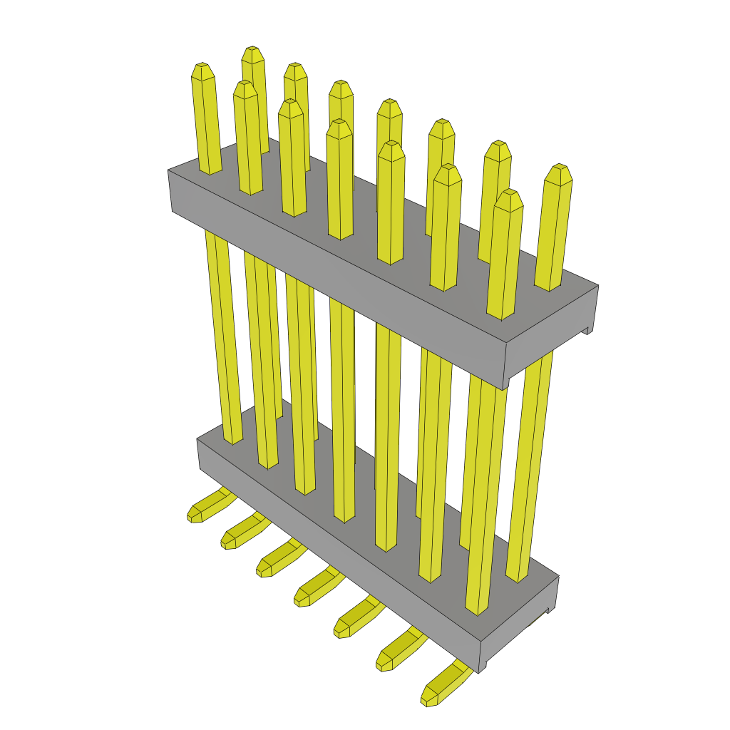 Samtec-TW-07-07-G-D-545-SM 连接器插头及 PCB 插座 Conn Board Stacker HDR 14 POS 2mm Solder ST Top Entry SMD Tube