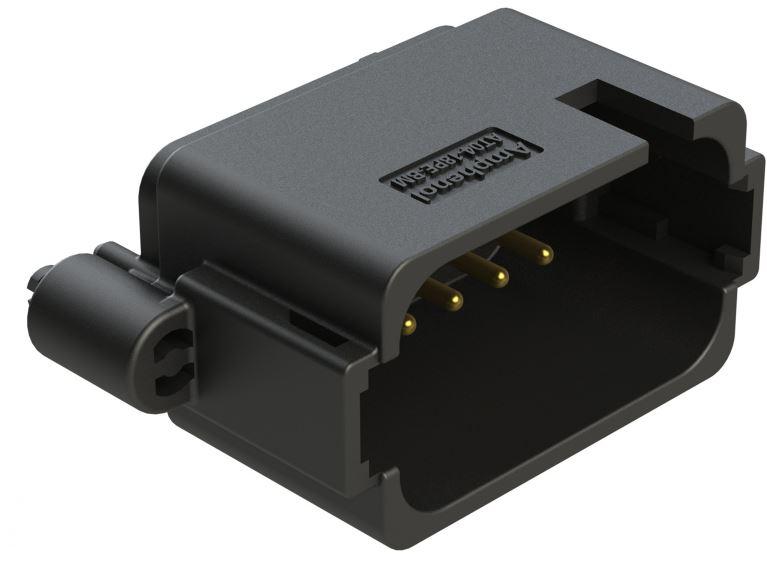 Amphenol-AT04-18PE-BM01BK Steckverbinder, rechteckig Conn Rectangular PIN 18 POS 4.68mm Solder ST Thru-Hole