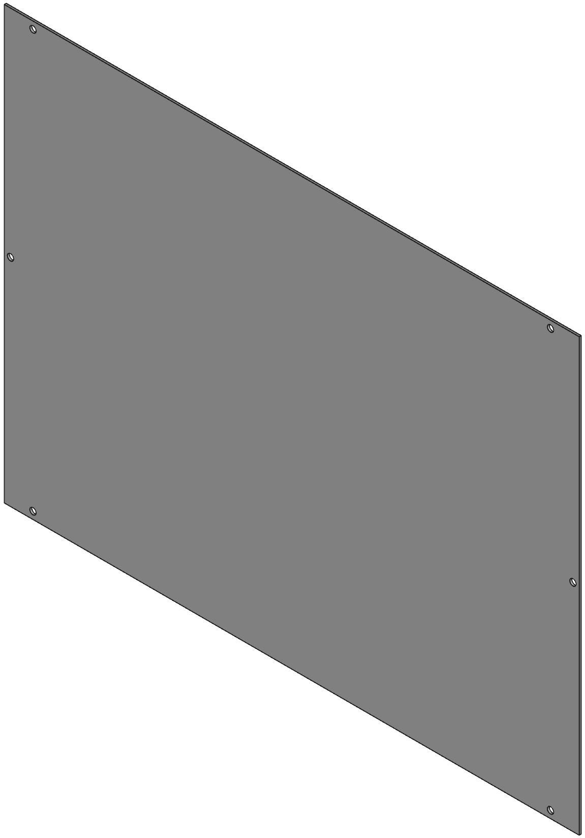 Hammond Manufacturing-C2T1923SLG1 null Solid Top Panel, Light Gray, 20In Length, 15In Depth, 0.07In Height