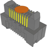 Conn Micro High Speed Terminal Strip HDR 20 POS 0.8mm Solder ST Top Entry SMD Edge Rate® T/R