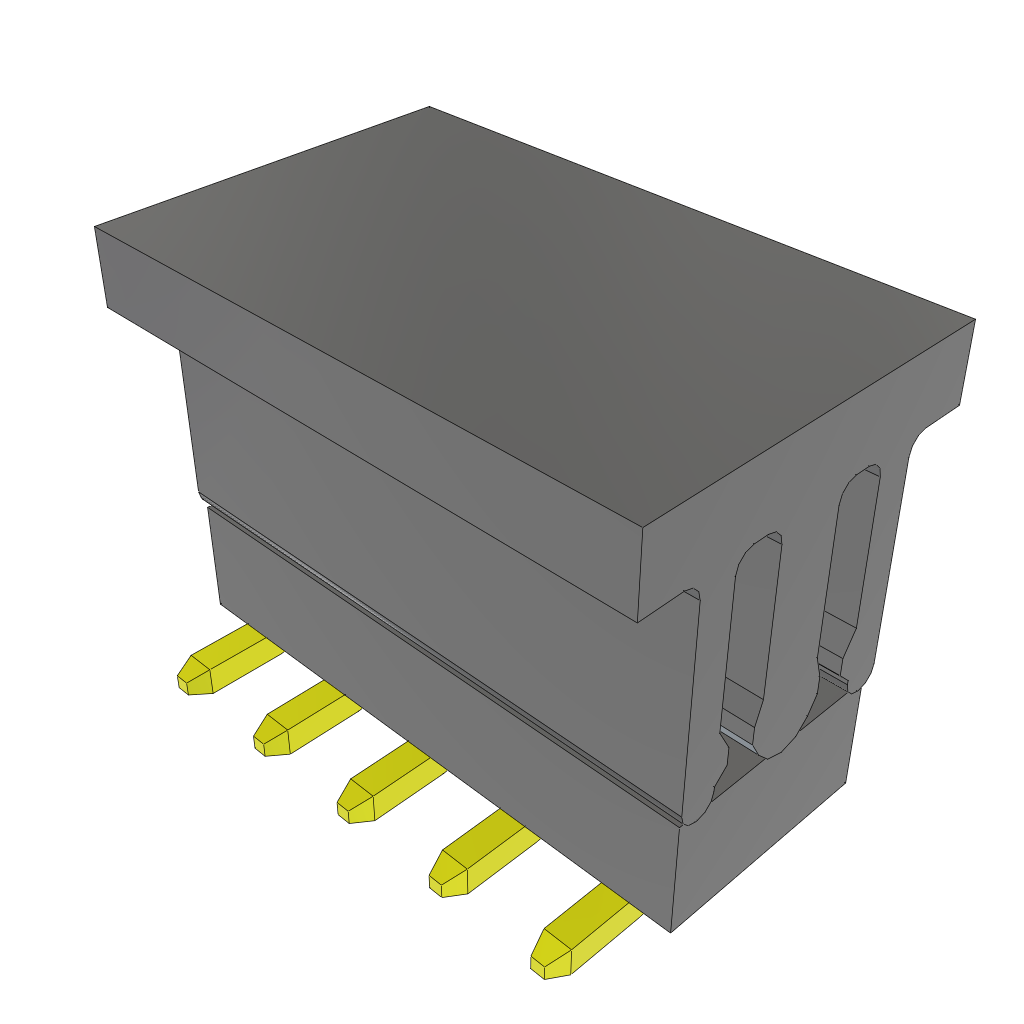 Samtec-TMMH-105-01-F-DV-M-TR 连接器插头及 PCB 插座 Conn Unshrouded Header HDR 10 POS 2mm Solder ST Top Entry SMD T/R