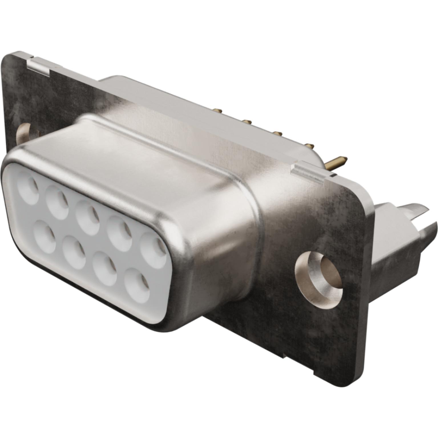 Molex-1731090423 Connettore D-subminiatura Conn D-Sub F 9 POS 1.37mm Solder ST Thru-Hole 9 Terminal 1 Port FCT Products Carton