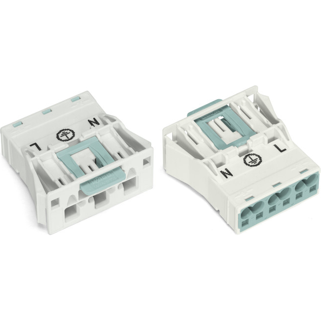 WAGO-770-733 Steckverbinder Plug, Snap-In Version, 3-Pole, 100 Protected Against Mismating