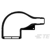 TE Connectivity-117451-000 Wärmeschrumpfende Produkte Heat Shrink Molded Boot RA Fluid Resistant Modified Elastomer Black