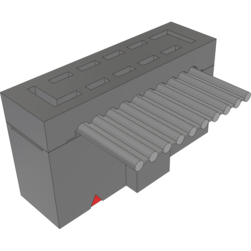 Samtec-HCSD-05-S-38.00-01-N-G Flachband Kabelbaugruppen Cable Assembly 0.96m 28AWG 2.54mm 10 POS IDC Connector F Bulk