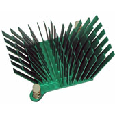 Advanced Thermal Solutions-ATS-1041-C1-R0 Kühlkörper Heat Sink Passive Spread Push Pin Aluminum 5°C/W Green Anodized