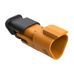 Conn Housing RCP 3 POS Crimp ST Cable Mount Orange