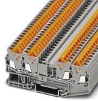 PHOENIX CONTACT-3205077 Blocchi terminali connettore Conn Feed-Through Terminal Block F 4 POS Quick-Connect ST T DIN Rail 17.5A