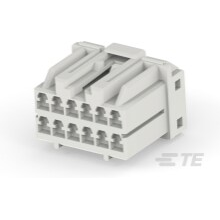 TE Connectivity-175442-1 Carcaza de cables discretos de conector Conn Housing PL 12 POS 3.5mm Crimp ST Cable Mount White Bag