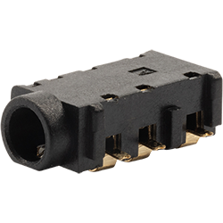 Same Sky (formerly CUI Devices)-SJ-43616-SMT-TR Steckverbinder für Audio und Video Conn 3.5MM Audio Jack RCP 4 POS Solder RA SMD 6 Terminal 1 Port T/R