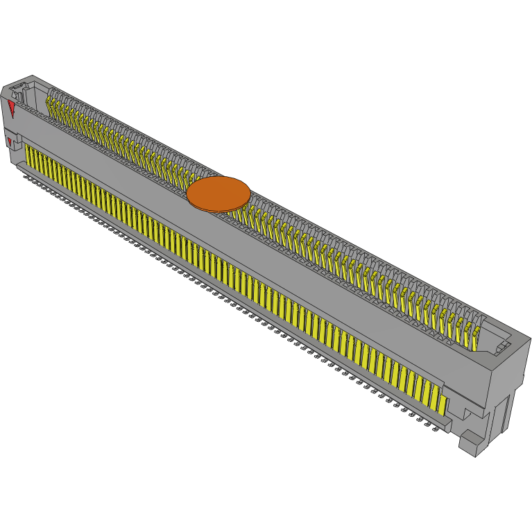 Samtec-ERF8-070-09.0-L-DV-K-TR 连接器插头及 PCB 插座 Conn Board to Board SKT 140 POS 0.8mm Solder ST Top Entry SMD Edge Rate® T/R