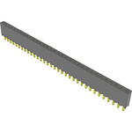 Conn Socket Strip SKT 33 POS 2mm Solder ST Top Entry Thru-Hole Tube