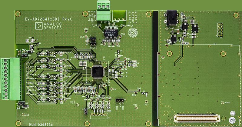 Analog Devices-EV-AD7284TMSDZ Energiemanagement, Entwicklungsplatinen und -kits AD7284 Battery Management Evaluation Kit