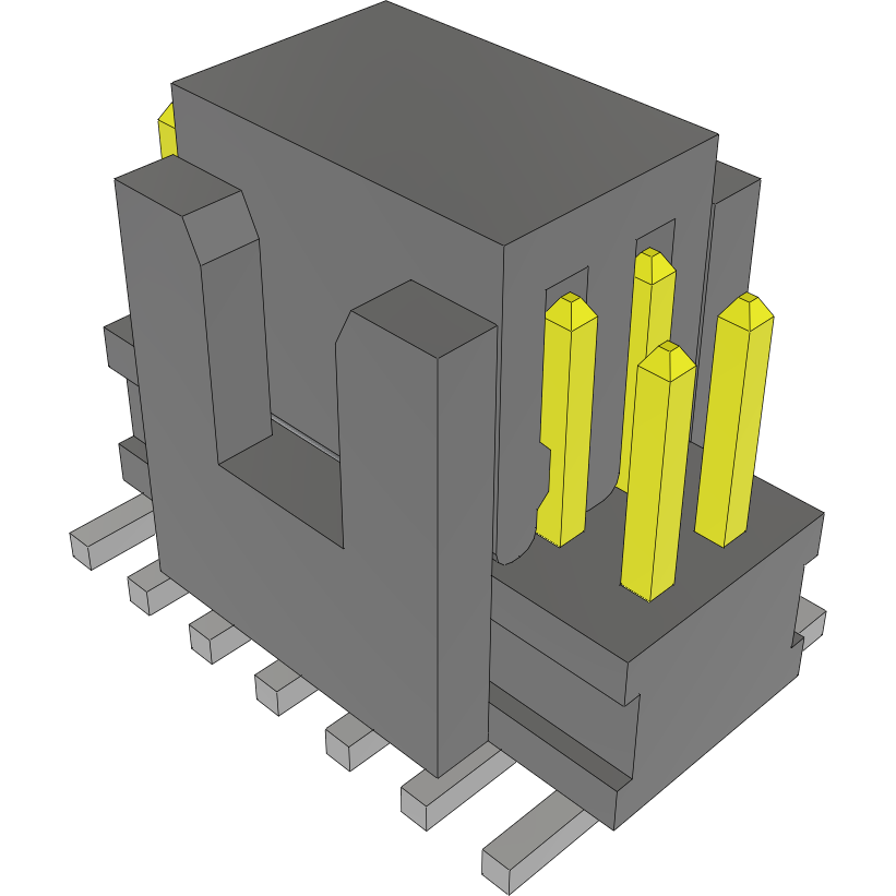 Samtec-FTSH-107-01-L-DV-K-A-P Steckverbinderleisten und Leiterplattenbuchsen Conn Unshrouded Header HDR 14 POS 1.27mm Solder ST Top Entry SMD TIGER CLAW™ Tube