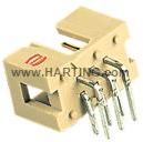 HARTING-09195107323 Steckverbinderleisten und Leiterplattenbuchsen Conn Shrouded Header (4 Sides) HDR 10 POS 2.54mm Solder RA Side Entry Thru-Hole Carton