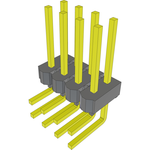 Conn Unshrouded Header HDR 8 POS 2.54mm Solder RA Side Entry Thru-Hole Bulk