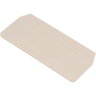 Weidmuller-1608770000 Steckverbinderzubehör Connector Accessories End Plate Straight Dark Beige