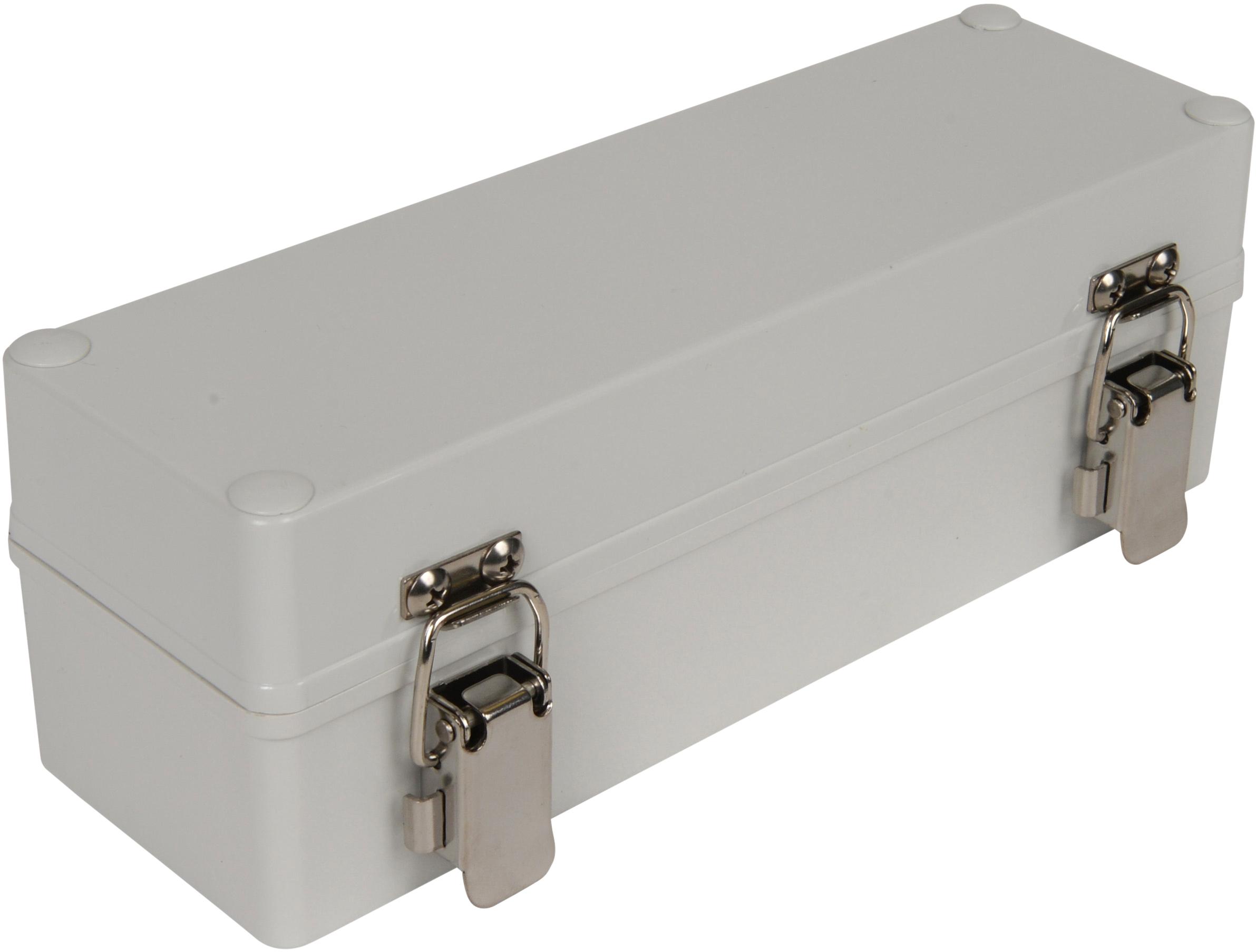 Bud Industries-PTH-22480 Kästen, Gehäuse und Gestelle Gray Polycarbonate Bracket Mount Box