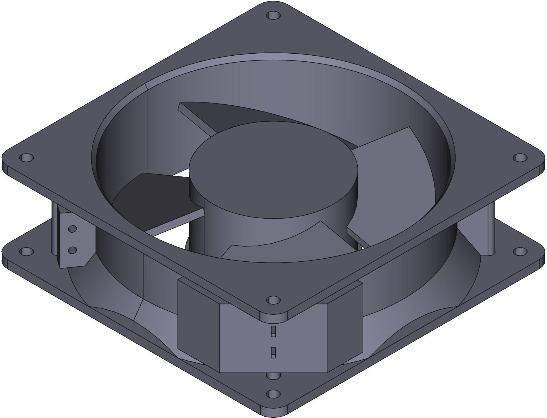 MinebeaMistumi – NMB Technologies-4715HS-12T-B5A-A00 Souffleurs et ventilateurs AC Fan Axial Ball Bearing 115V 91.8CFM/105.9CFM 40dB/44dB 119 X 119 X 38mm