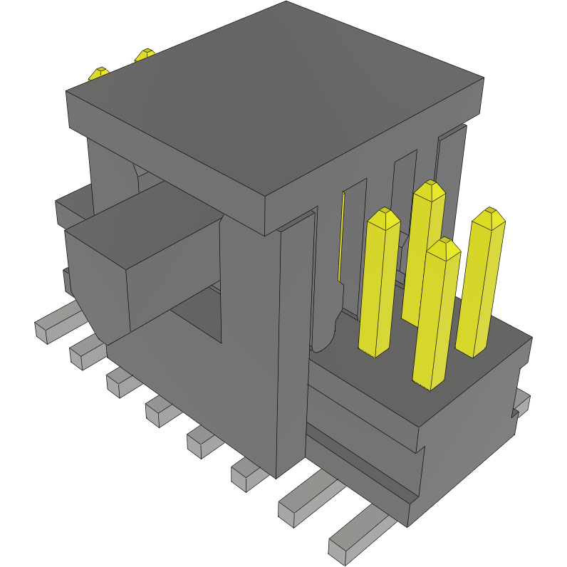 Samtec-FTSH-108-01-F-DV-K-P-TR Steckverbinderleisten und Leiterplattenbuchsen Conn Unshrouded Header HDR 16 POS 1.27mm Solder ST Top Entry SMD TIGER CLAW™ T/R