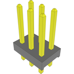 Conn Unshrouded Header HDR 6 POS 2mm Solder ST Top Entry Thru-Hole Bulk