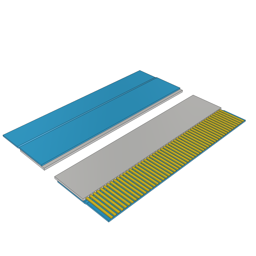 Samtec-FJH-50-R-08.00-4 Assemblaggio cavo a nastro piatto Cable Assembly 0.2m 0.5mm 50 to 50 POS FFC to FFC Bulk
